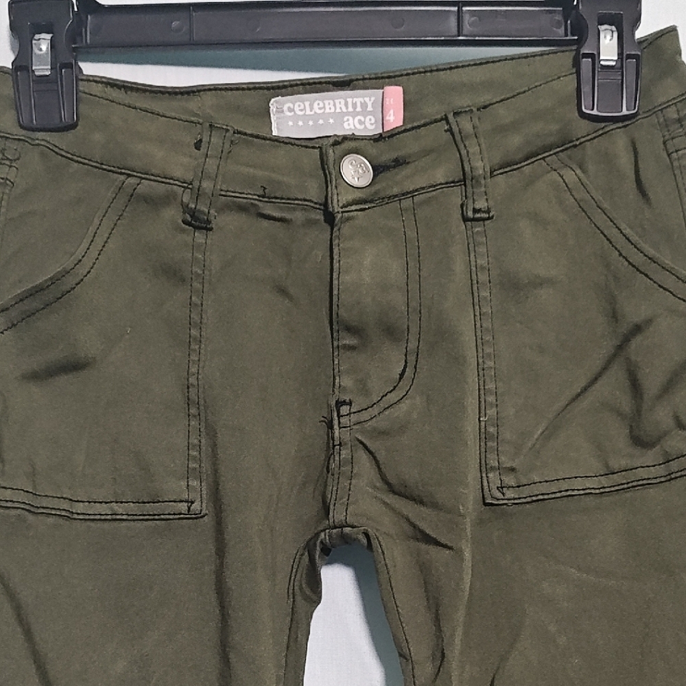 Celebrity Ace Khaki Green Trousers